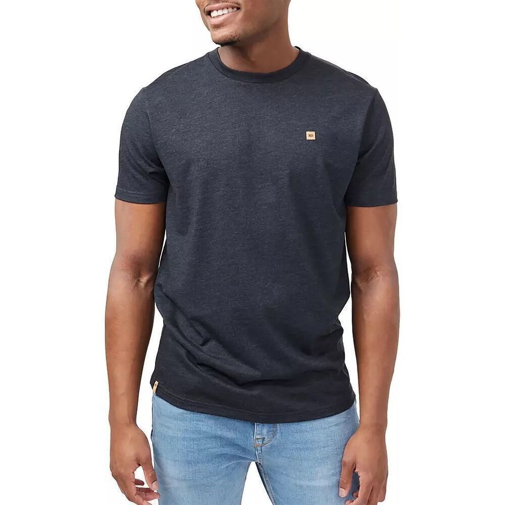 Tentree NWT TreeBlend Classic Short Sleeve T-Shirt Meteorite Black Heather Mediu